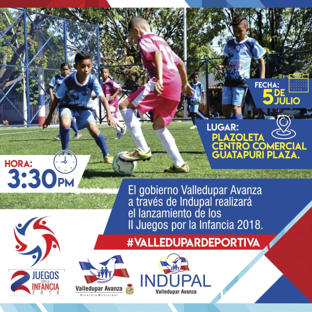Este jueves lanzarán en Valledupar los II Juegos por la Infancia | LaRegional.net | Noticias ...
