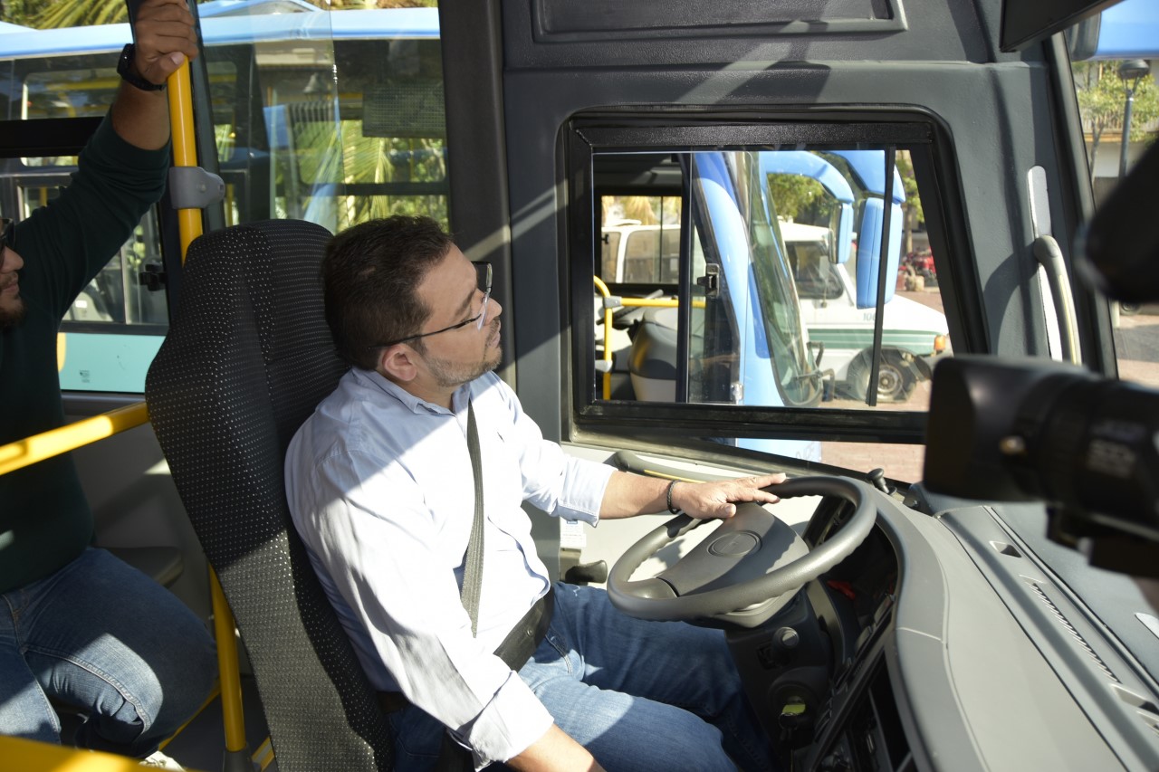En Santa Marta presentan 20 buses que integrarán el sistema de transporte |