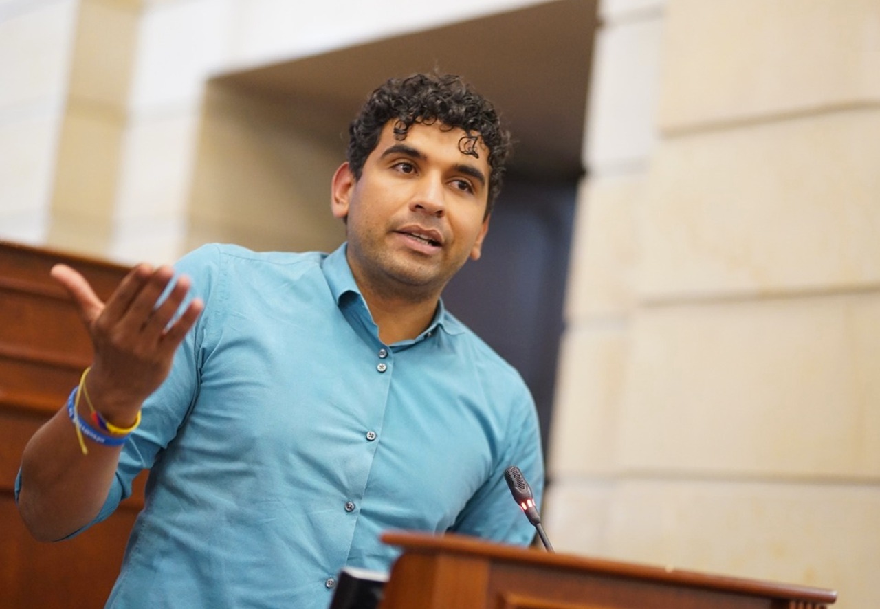 Presidente de la Cámara de Representantes, David Racero Mayorca ...