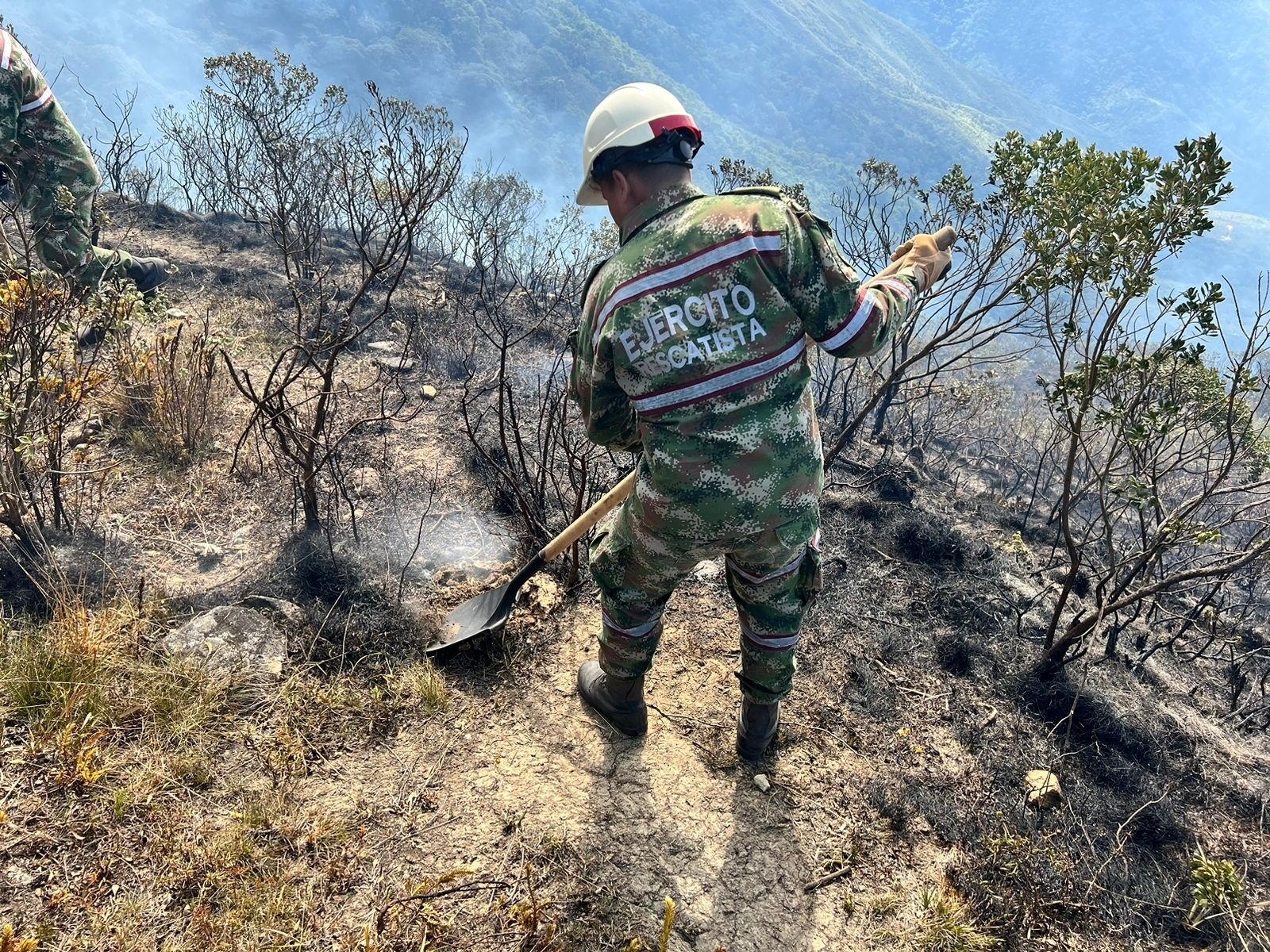 Incendio en el cerro Alguacil de Pueblo Bello esta controlado en 80 %